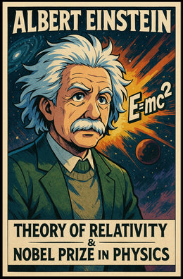 Albert Einstein Theory Of Relativity Poster