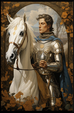 The Knight And His Steed Poster