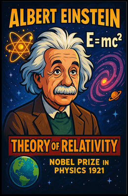Albert Einstein Nobel Prize In Physics Poster