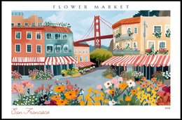 San Francisco Flower Market 2024 Poster PosterGoat