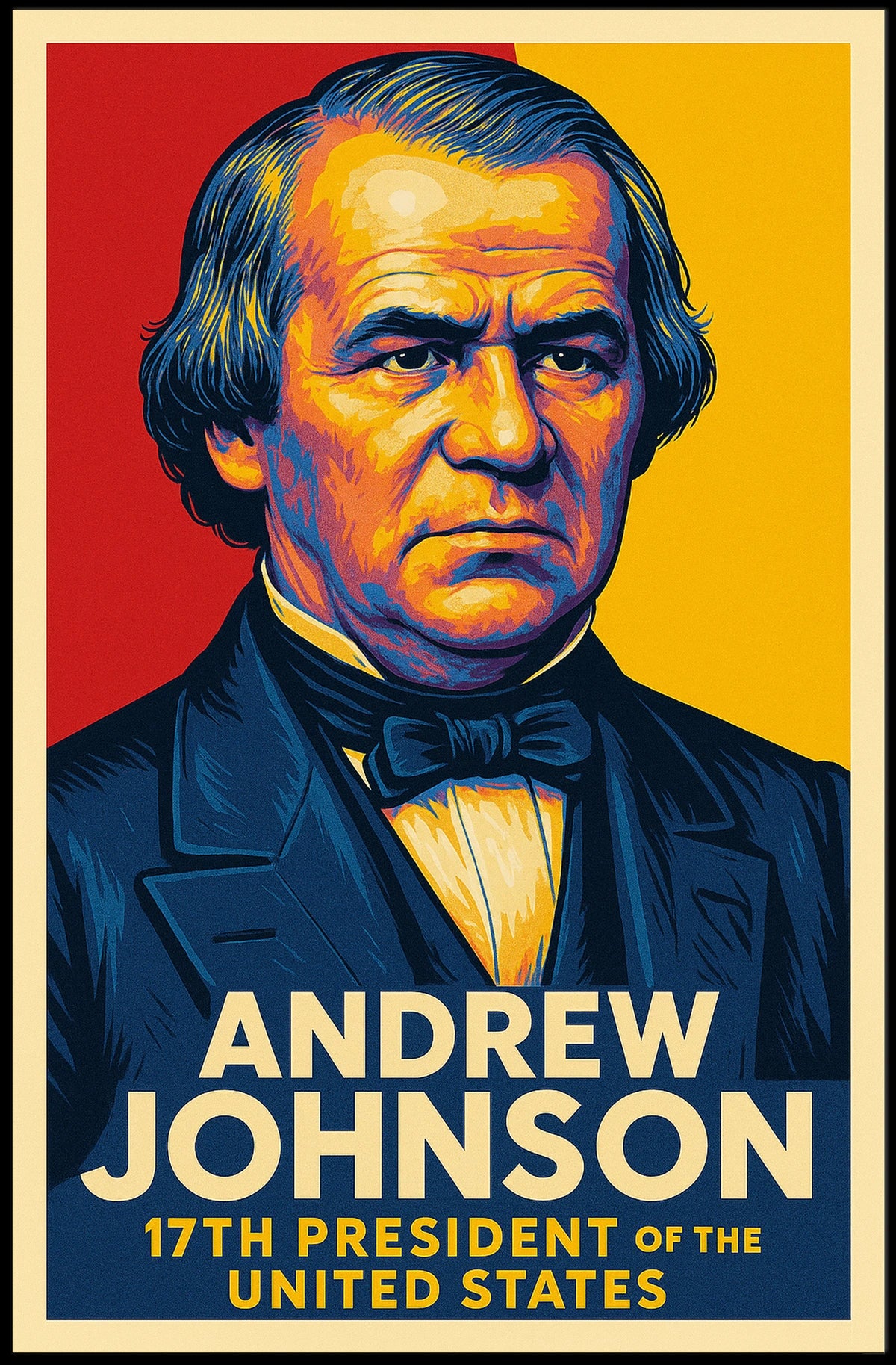 Andrew Johnson 17Th President Poster