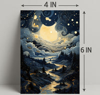 Celestial Nightscape Poster PosterGoat