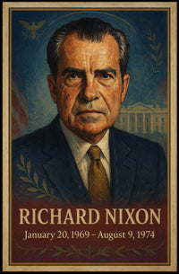 Richard Nixon Presidential Term Poster