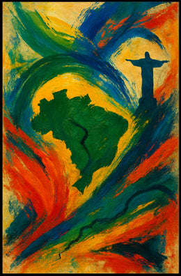Vibrant Brazil Poster