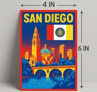 San Diego A Vibrant Cityscape Poster PosterGoat