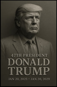 Donald Trump 47th President Poster