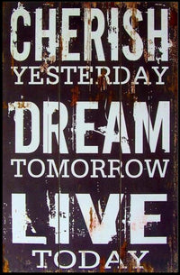 Inspirational Life Motto Poster PosterGoat