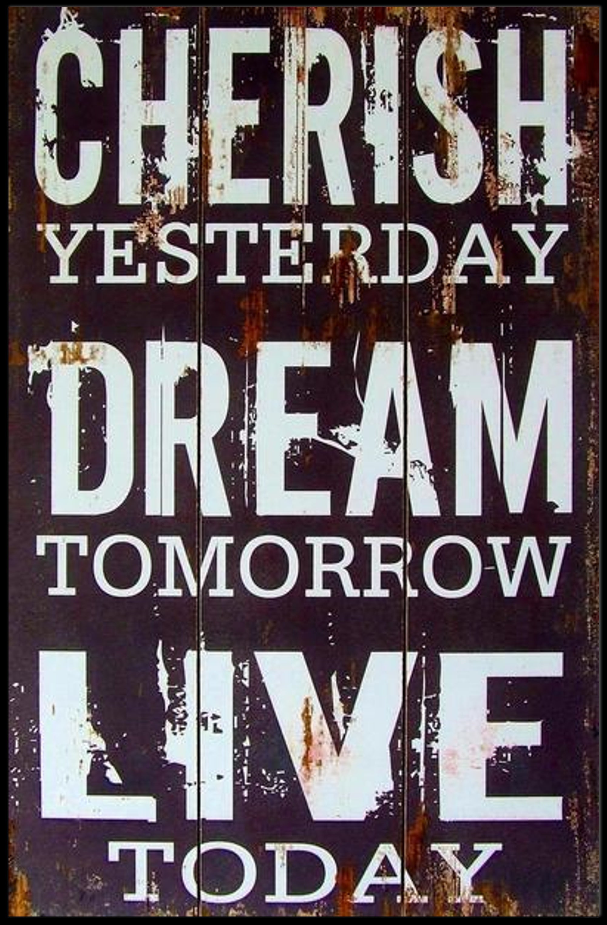 Inspirational Life Motto Poster PosterGoat