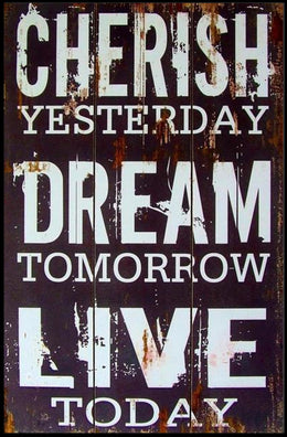 Inspirational Life Motto Poster PosterGoat