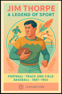 A Legend of Sport Exhibition Poster