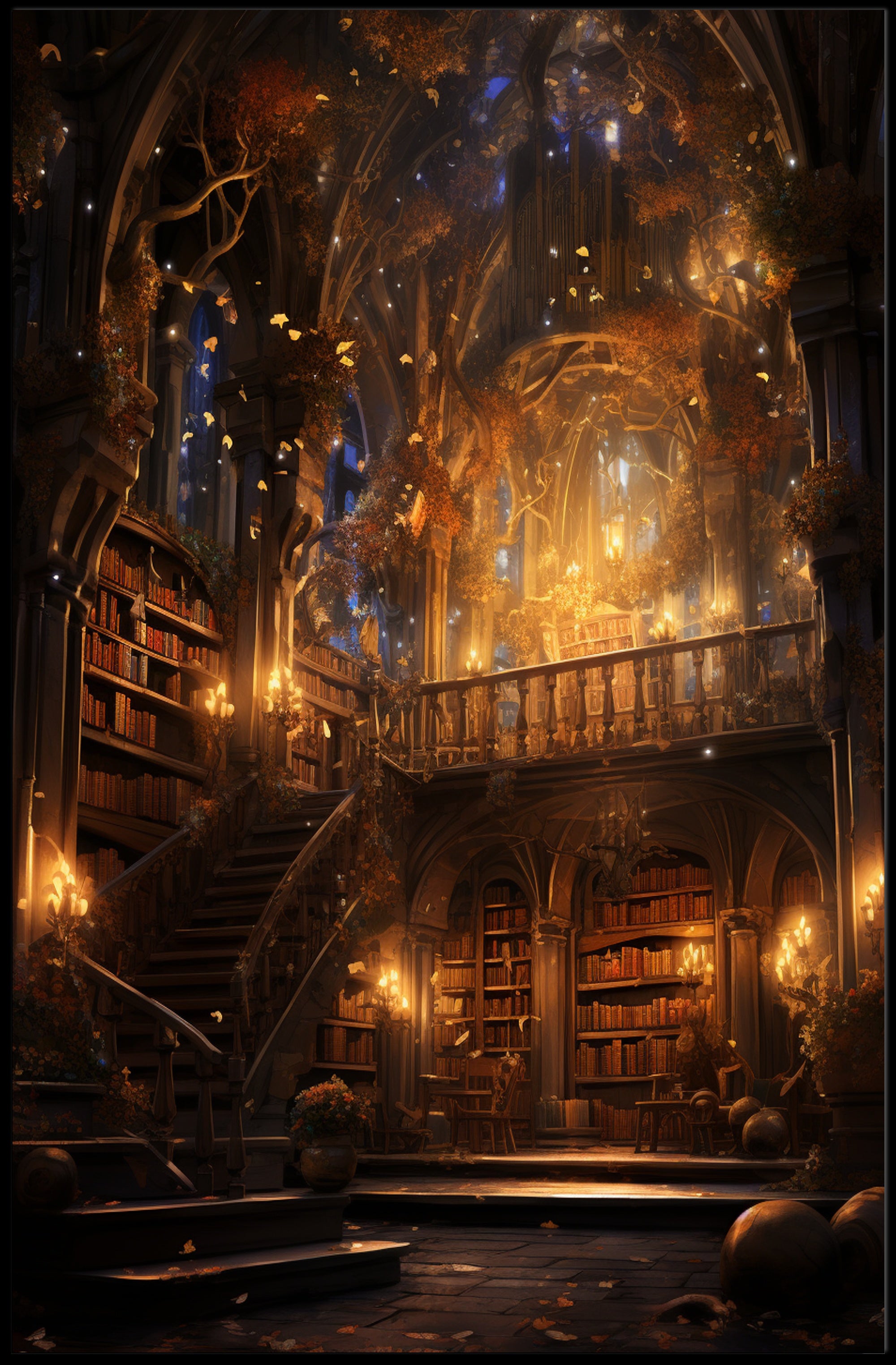 Enchanted Library Poster
