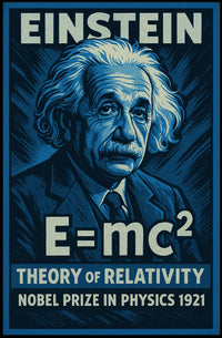 Albert Einstein Theory Of Relativity Poster