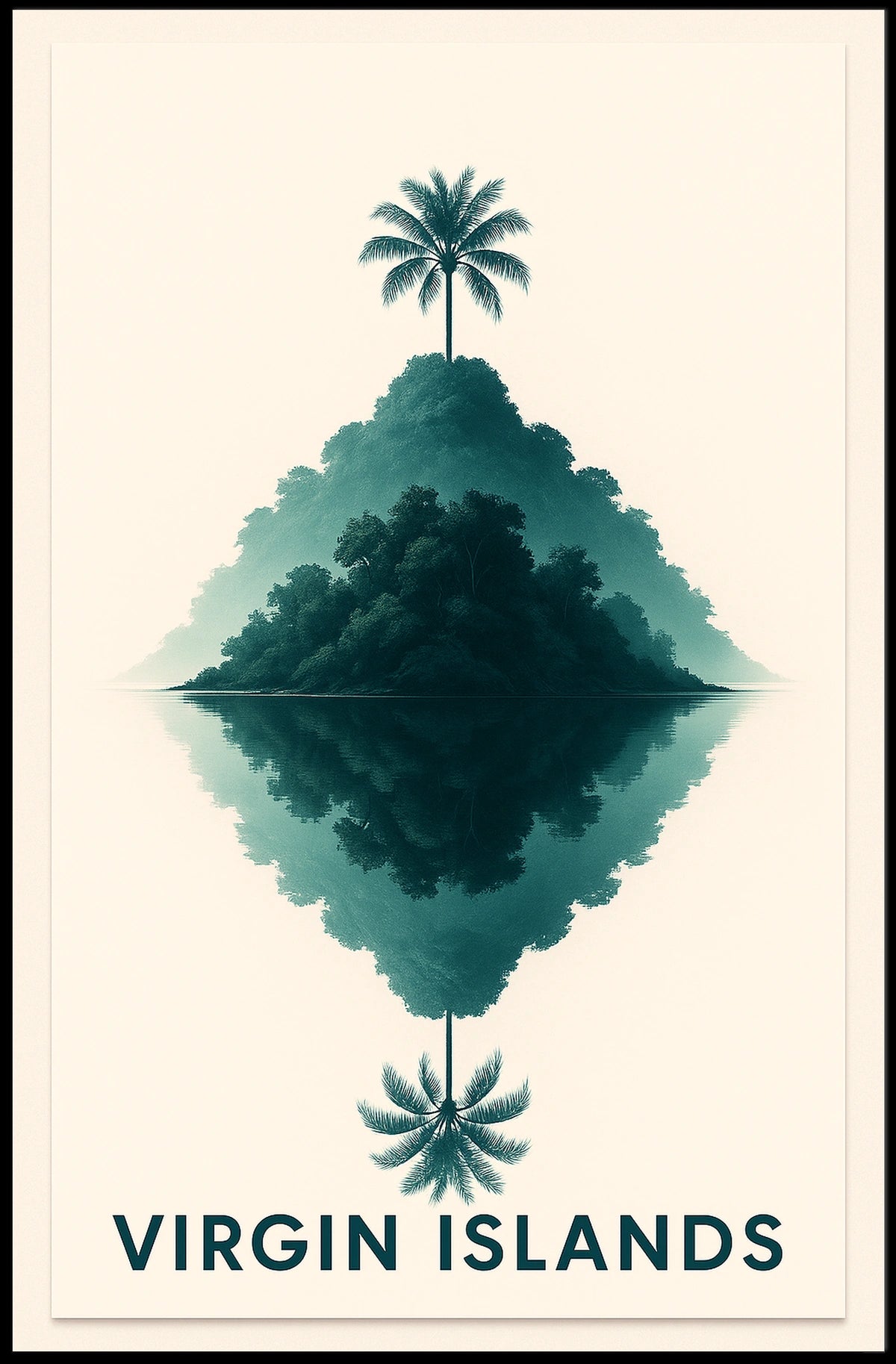 Virgin Islands Reflection Poster