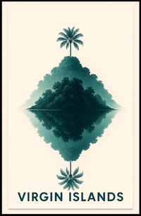 Virgin Islands Reflection Poster