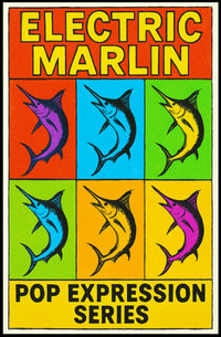Electric Marlin Pop Expression Series Poster PosterGoat