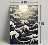 Moonlit Waves Poster PosterGoat