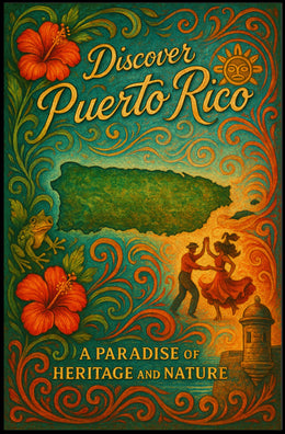 Discover Puerto Rico Vintage Poster Art PosterGoat
