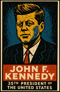 John F. Kennedy 35Th President Poster
