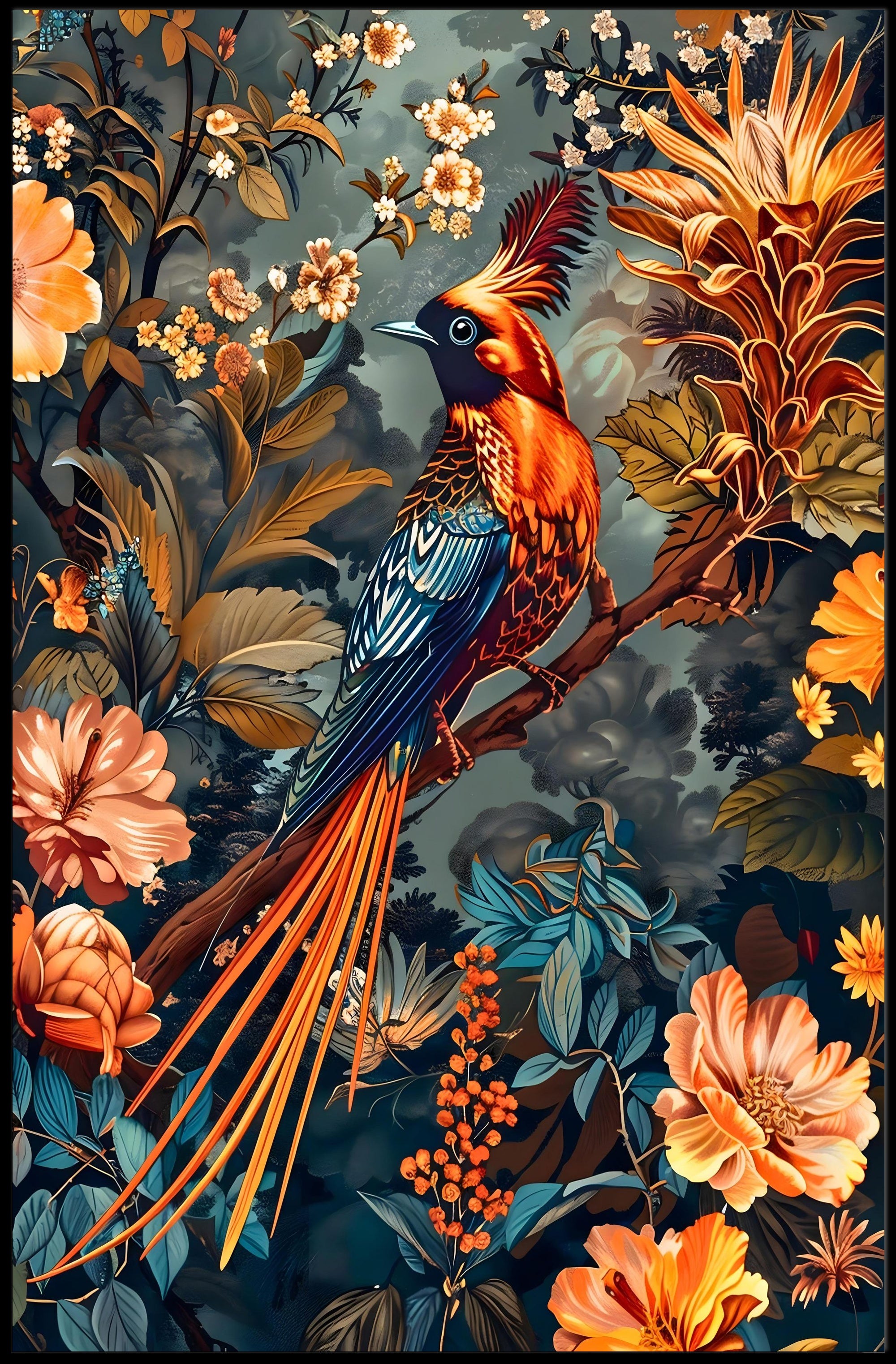 Vibrant Nature Scene Wall Art Print