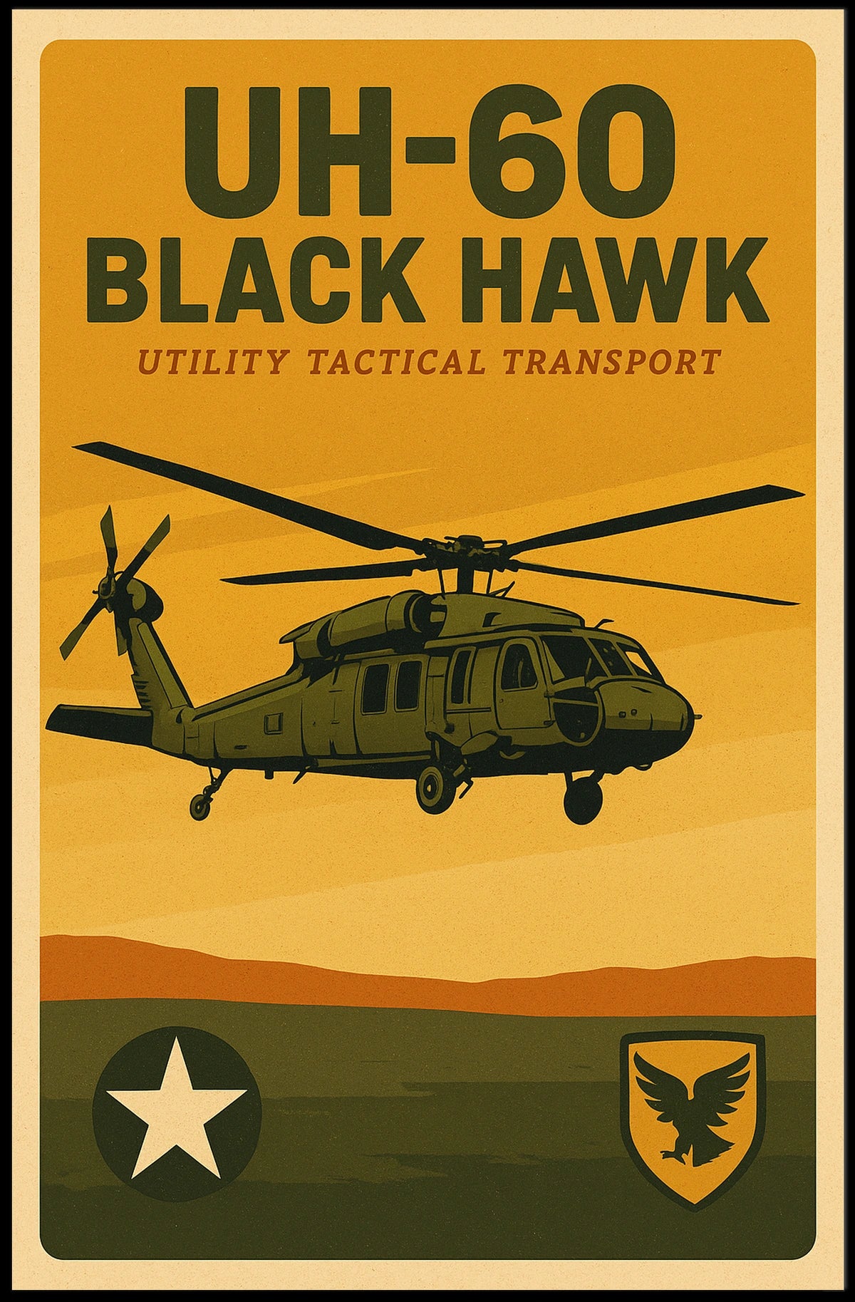 UH-60 Black Hawk Poster