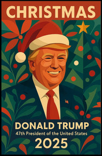 Christmas Cheer in Santa Style - Artistic Poster