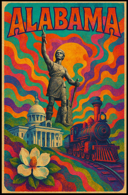 Vibrant Alabama Poster