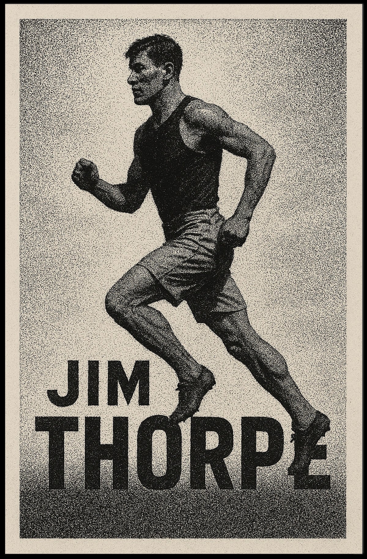 Jim Thorpe Athletic Legend Poster