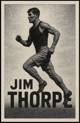 Jim Thorpe Athletic Legend Poster