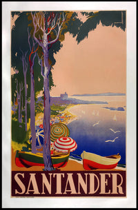 Santander Coastal Retreat Poster