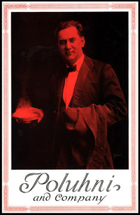 Vintage Magician Illusionist Performance Poster: Cultural or Heritage Poster