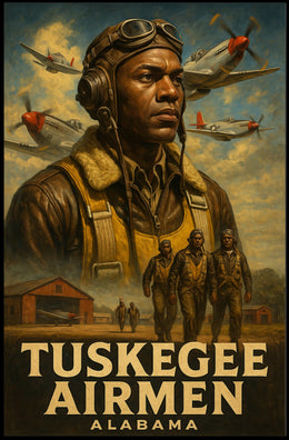 Tuskegee Airmen Alabama Poster