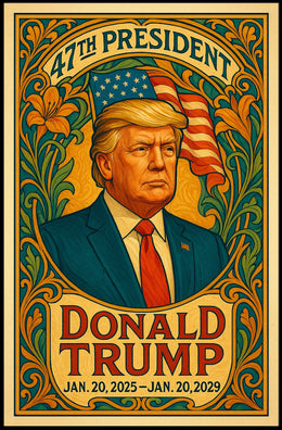 Donald Trump Triumph of the 47th Presidency Poster