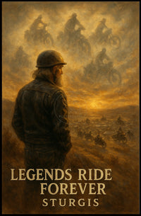 Timeless Brotherhood Motorcycle Adventure Cultural or Heritage Poster