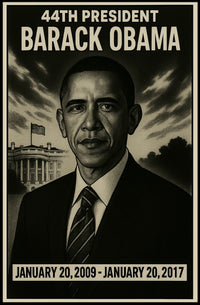Barack Obama 44Th President Poster