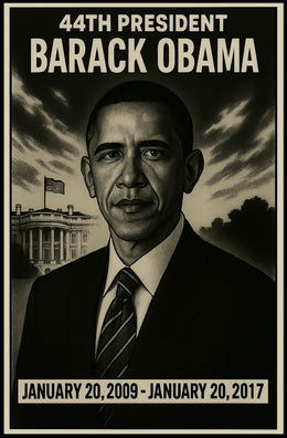 Barack Obama 44Th President Poster