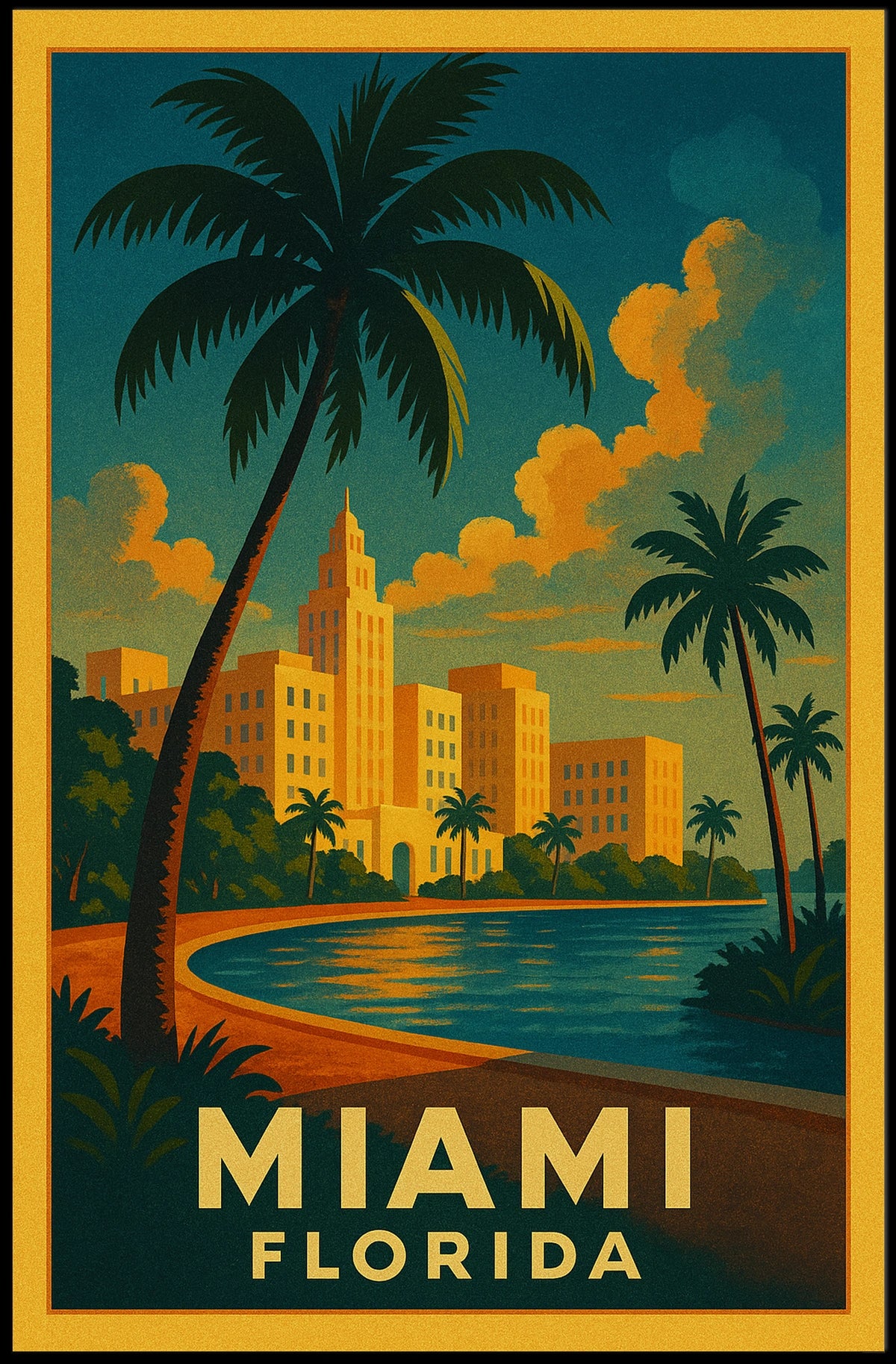 Miami, Florida Poster