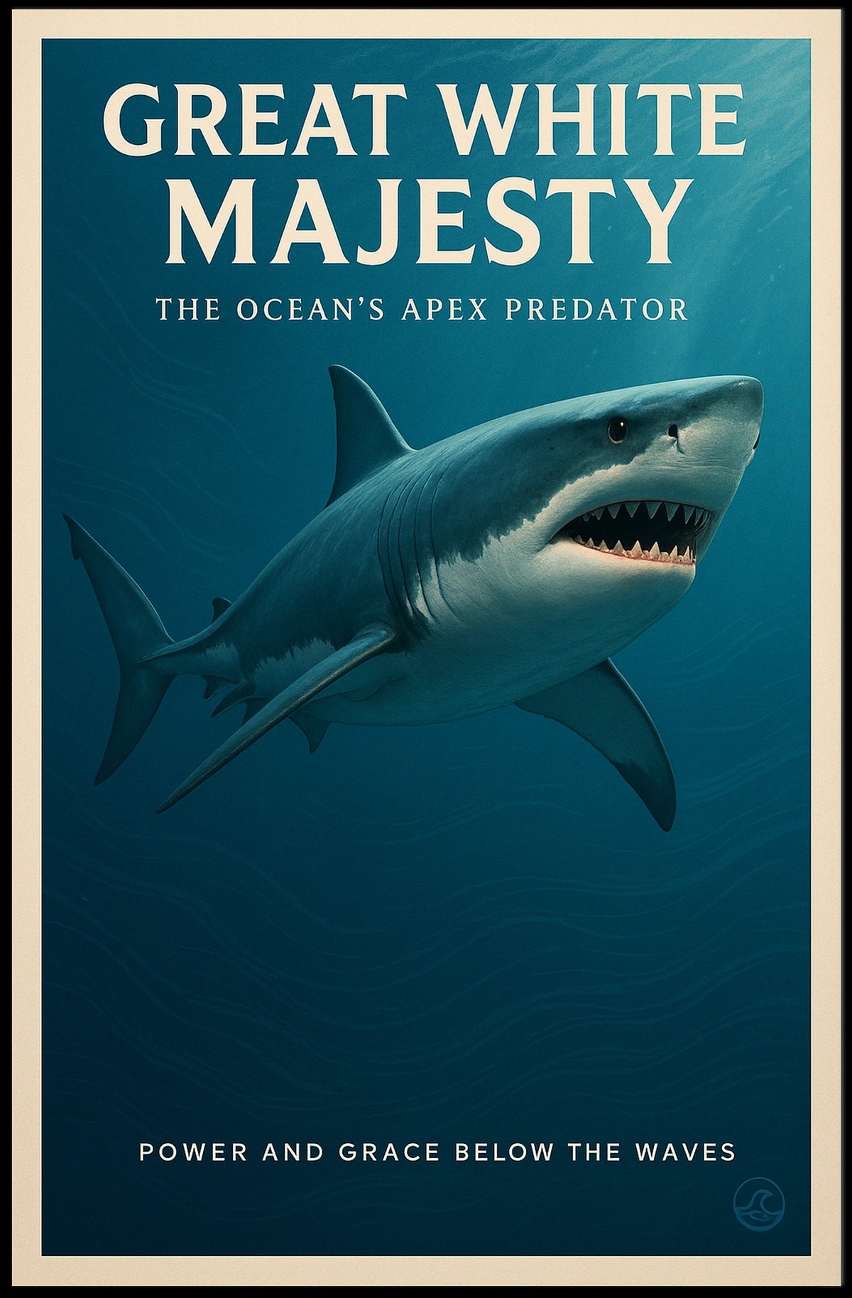 Great White Majesty Poster