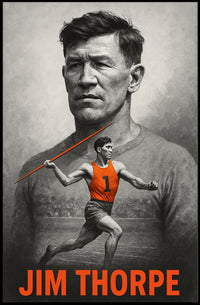 Jim Thorpe Athletic Legend Poster