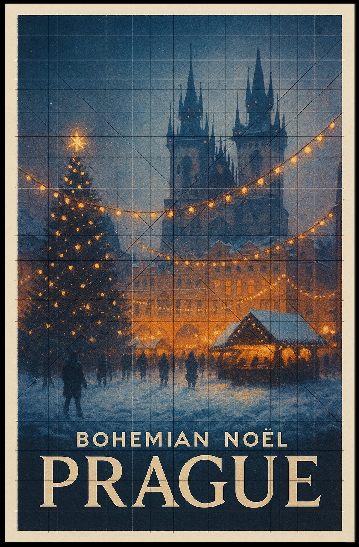 Bohemian Noël In Prague Poster