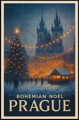 Bohemian Noël In Prague Poster