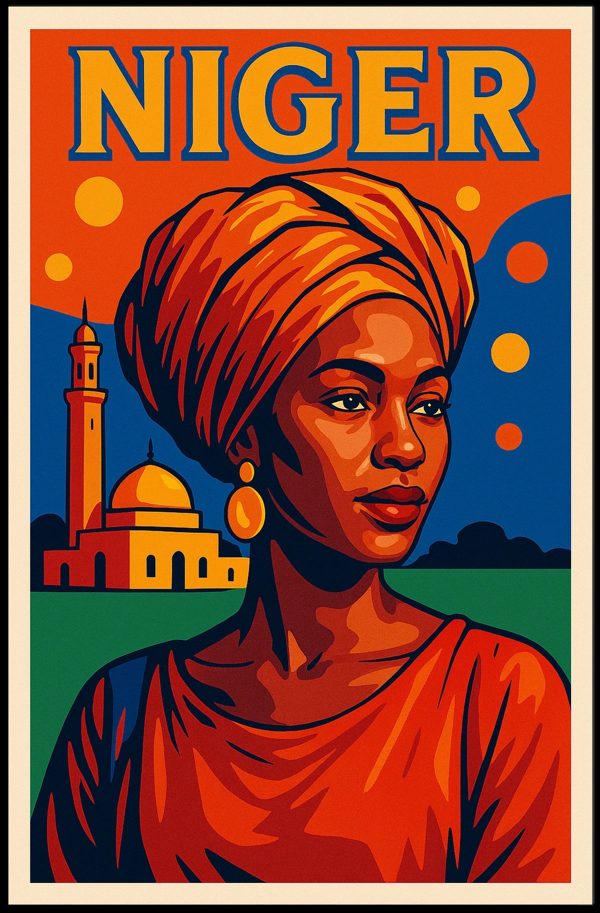 Niger Cultural Heritage Poster
