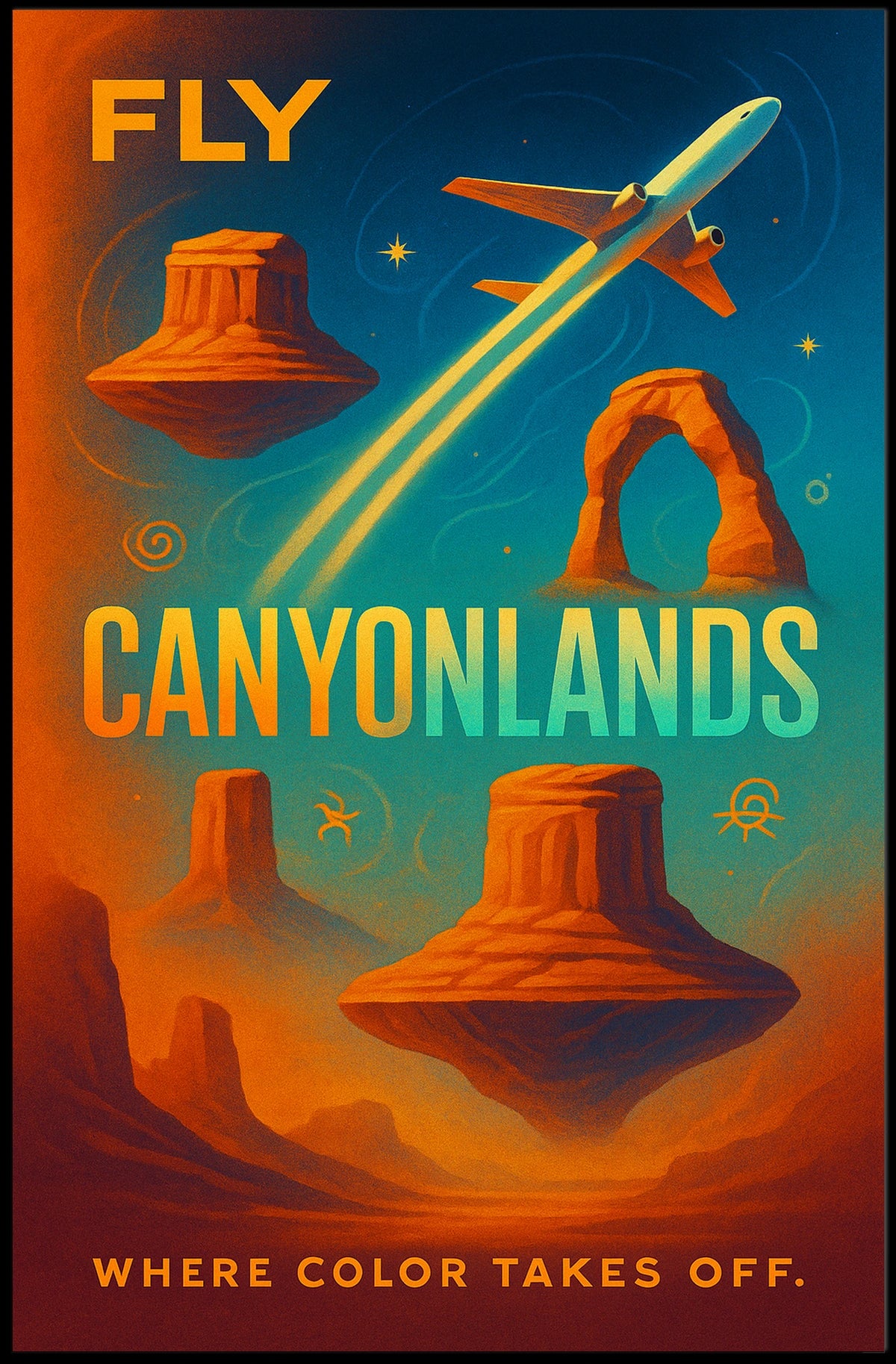 Fly Canyonlands Poster