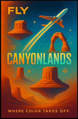 Fly Canyonlands Poster