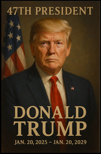 Donald Trump Visionary Leadership Patriotic Classic Poster