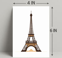 Eiffel Tower Illustration Poster