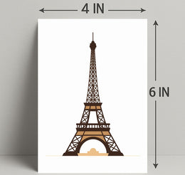 Eiffel Tower Illustration Poster