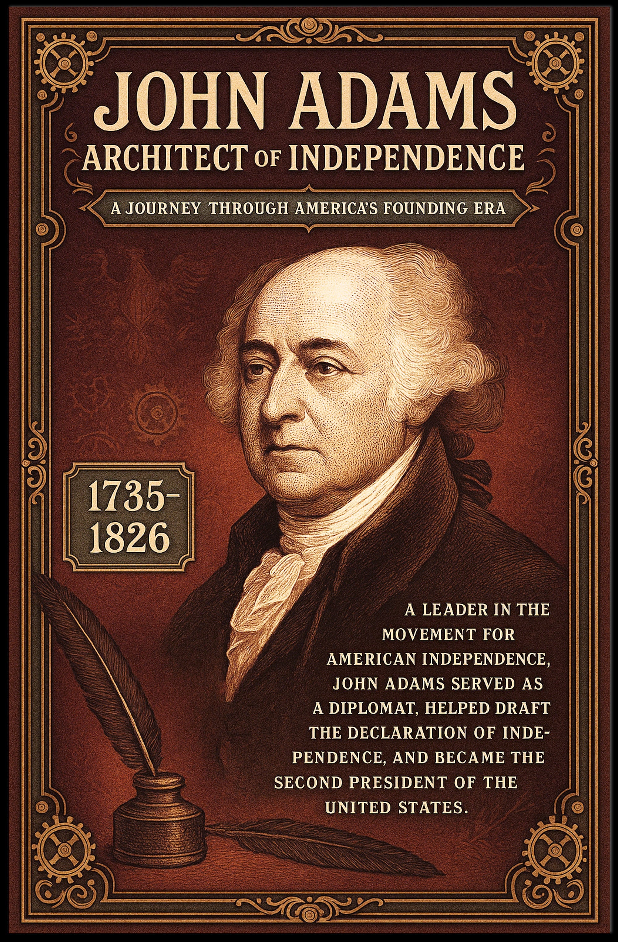 John Adams 2nd President Poster PosterGoat