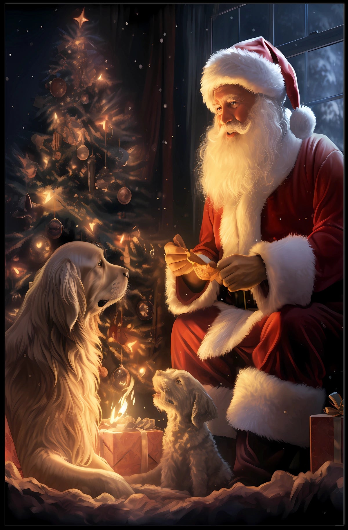 SantaS Christmas Eve Poster