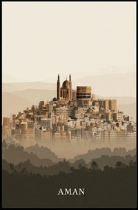 Aman A Tranquil Cityscape Poster