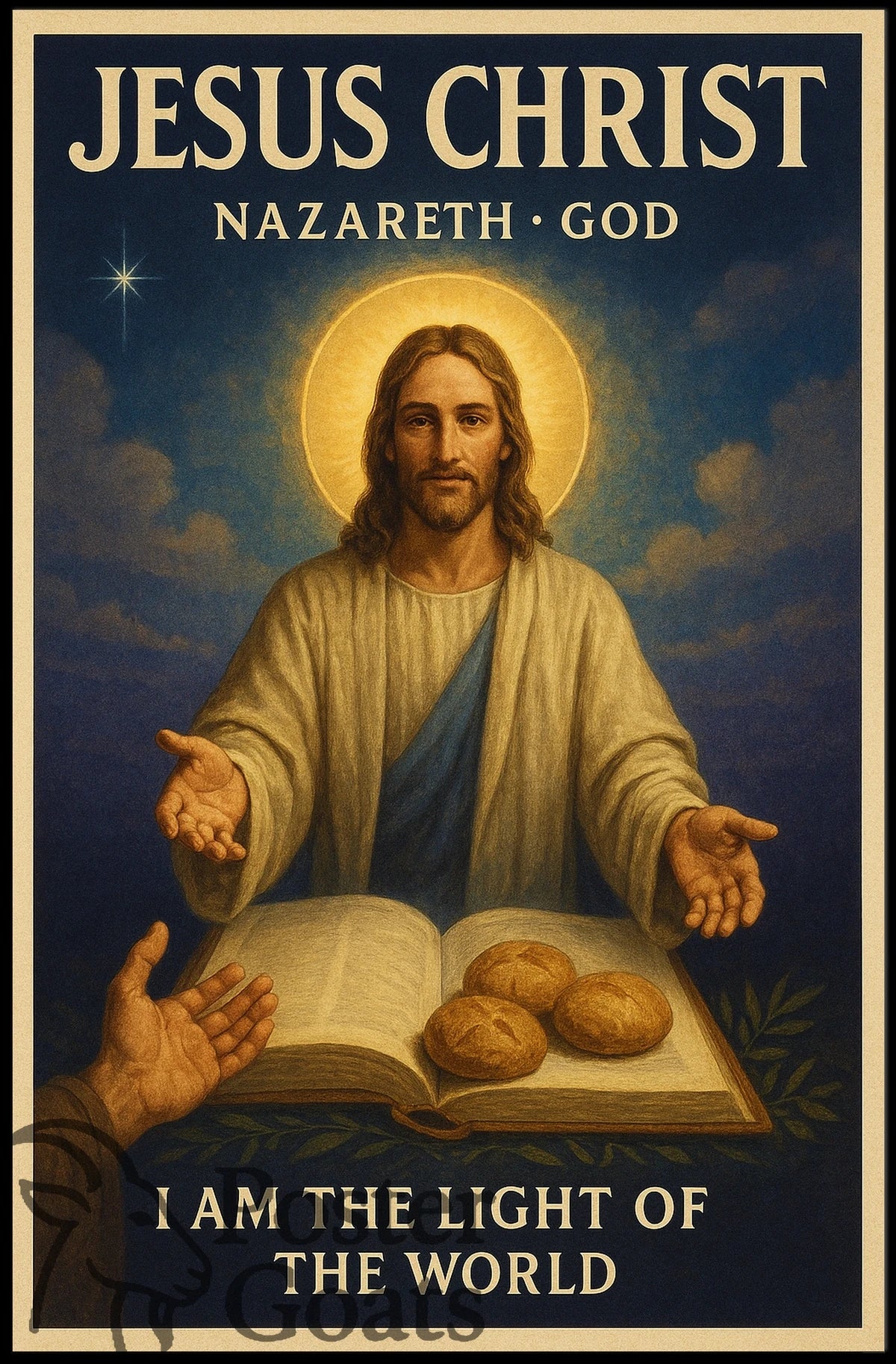 Jesus Christ Spirituality Poster for Inspirational Settings